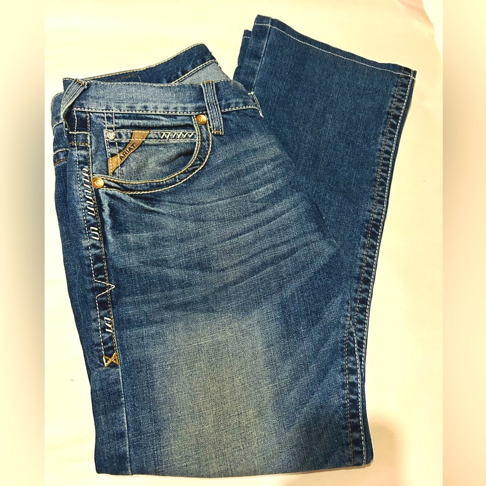 Ariat Mens M5 Slim Stretch Stillwell Stackable Straight Leg Jean